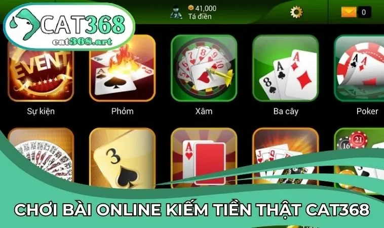 Chơi bài online kiếm tiền thật