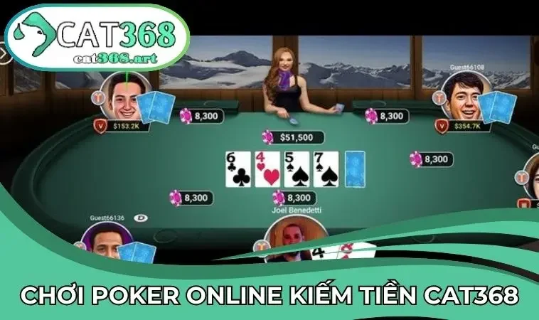 Chơi Poker online kiếm tiền